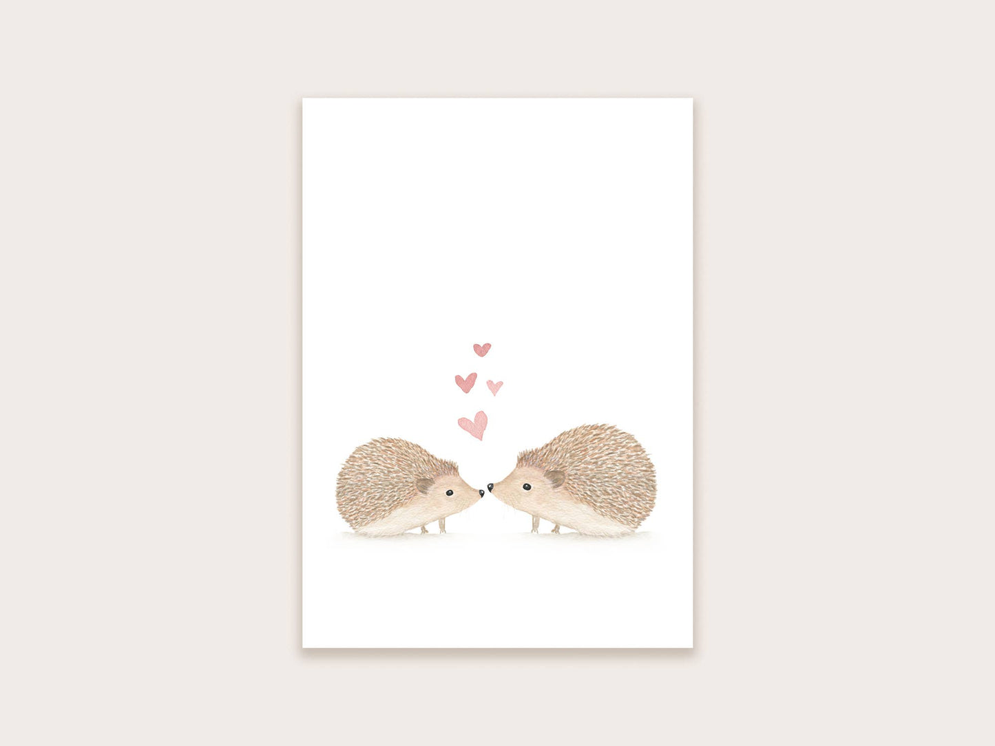 Ricci da cartolina con cuori