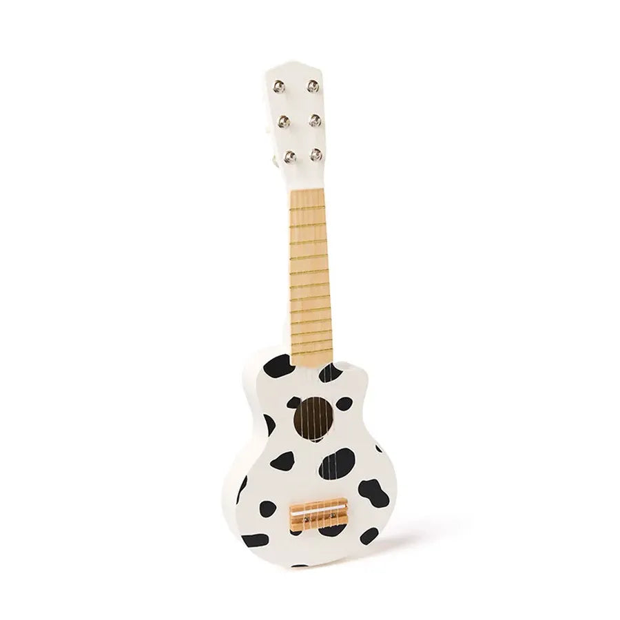 Wooden toy, Guitar black and white