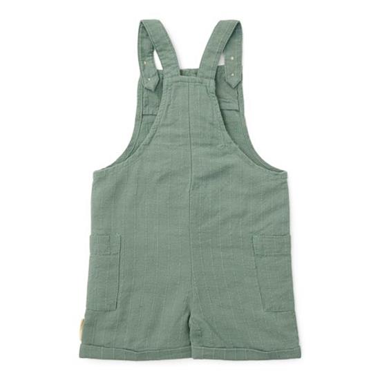 Salopette corta Verde Foresta - Little Dutch