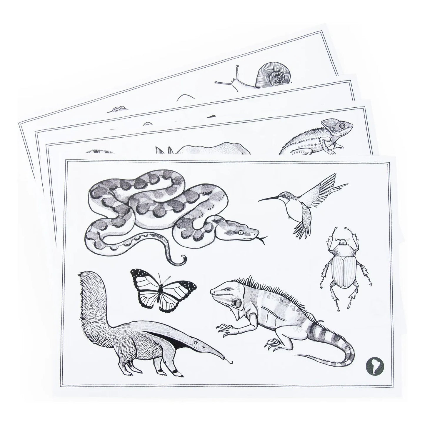 Moulin Roty Tavoletta luminosa educativa - Moulin Roty x Kidywolf | Blu