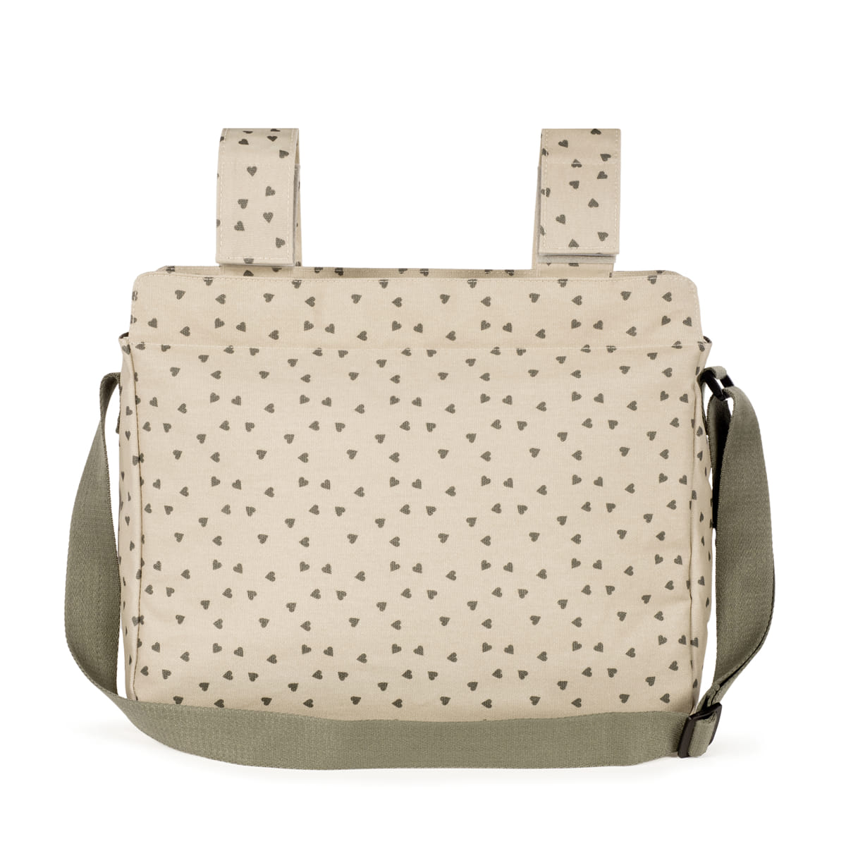 Changing Bag Poppy Moss Cuori - Walking mum