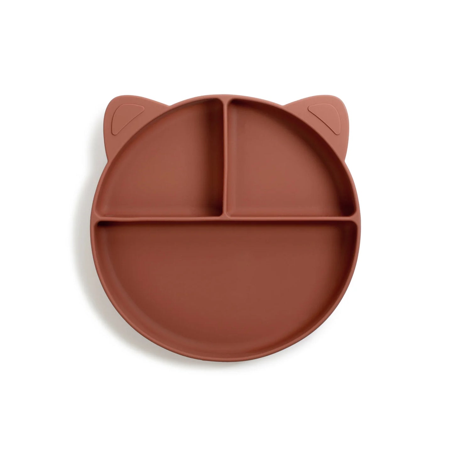 Piatto in silicone con scomparti (Castagna)