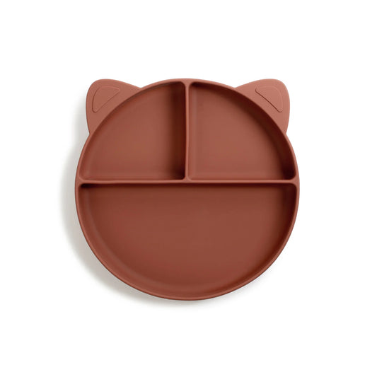 Piatto in silicone con scomparti (Castagna)