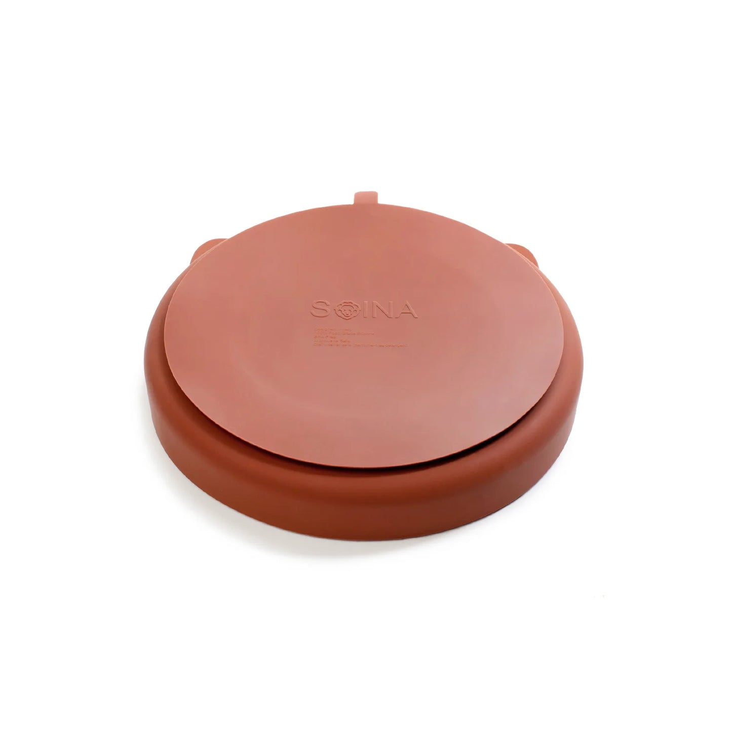 Piatto in silicone con scomparti (Castagna)