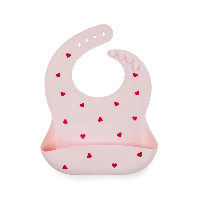 Bavaglino in silicone Soina Amore - Rosa pastello