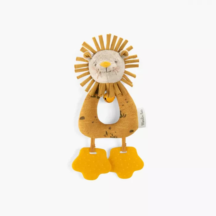 Anello sonaglio a forma di leone - Moulin Roty
