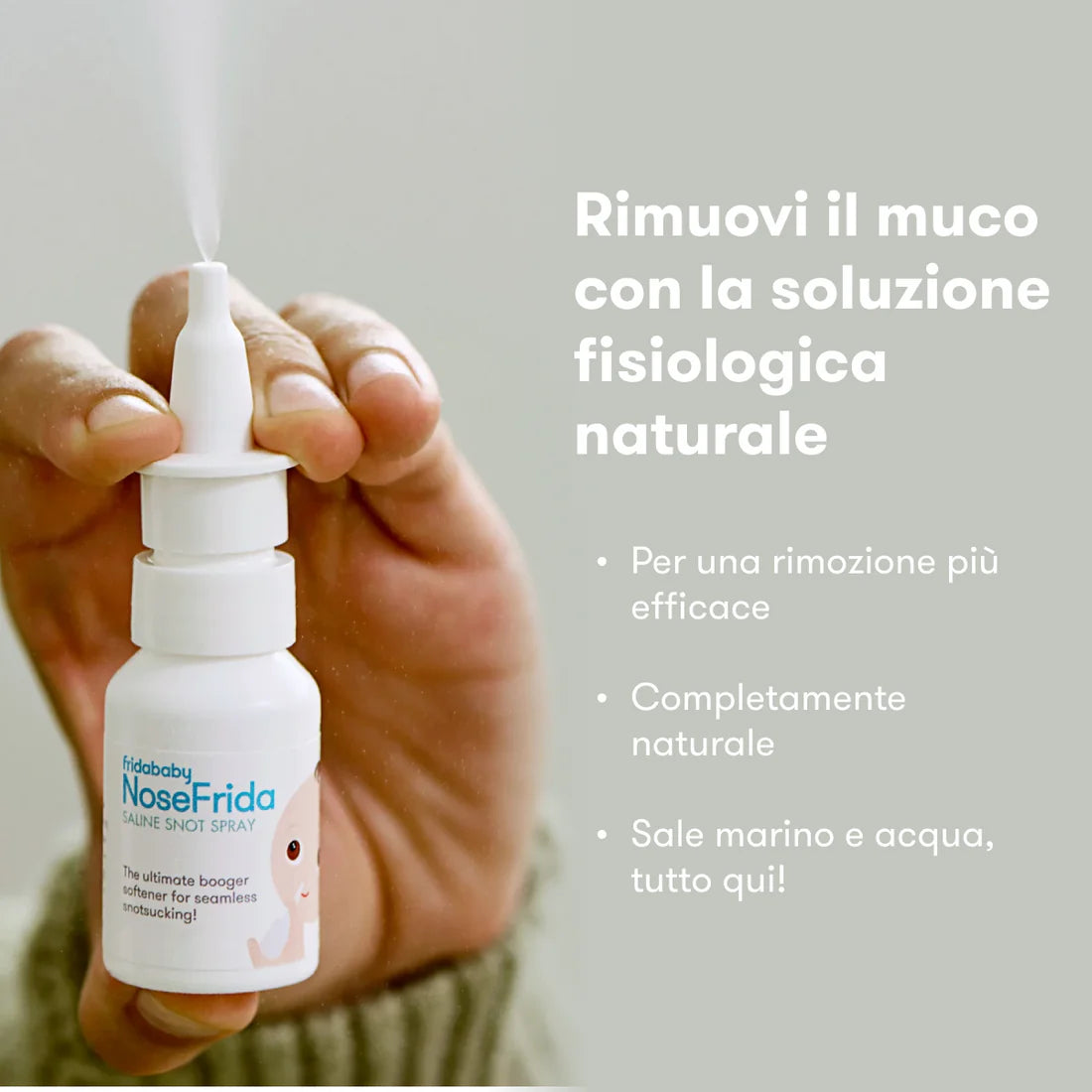 Kit fisiologico per la pulizia del naso