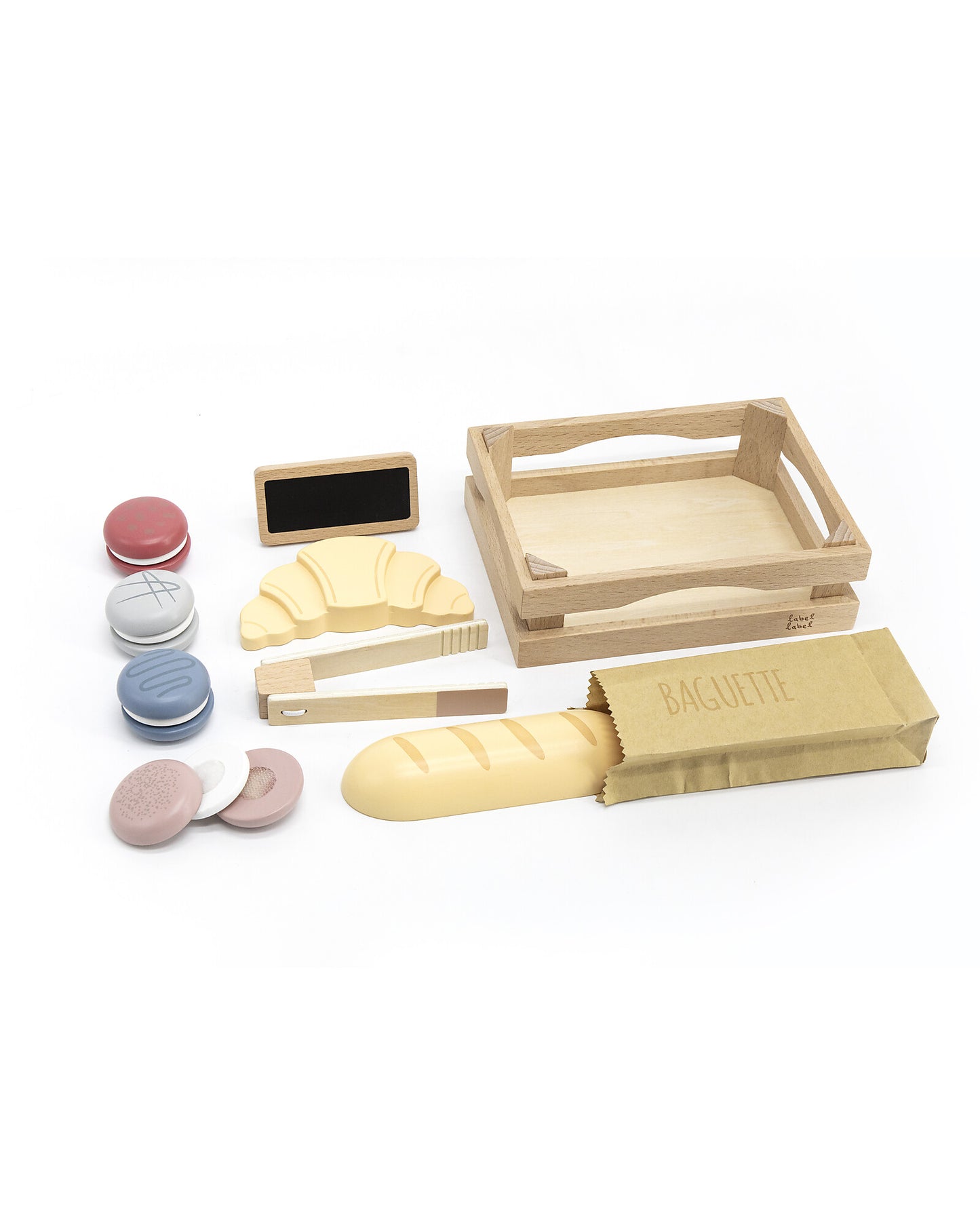 Set Giocattolo Baguette - Pane e Dolci in Legno