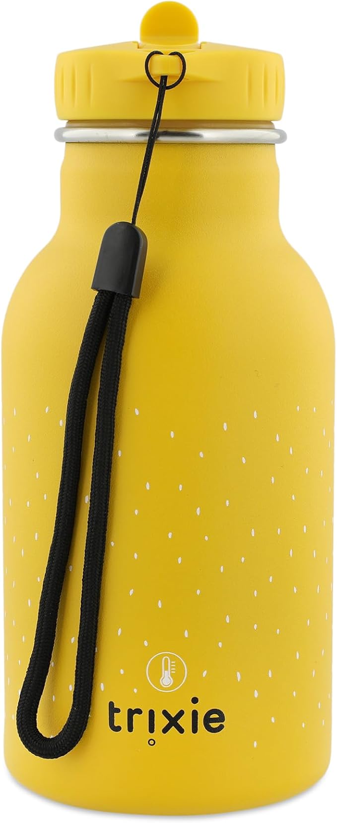 Trixie - Borraccia termica per bambini, in acciaio inossidabile, 350 ml - Mr Lion