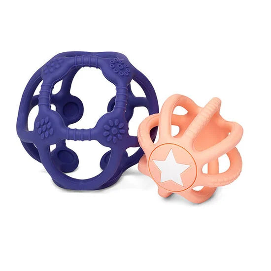 Little L - SET OF 2 SENSORY BALLS PINK AND BLUE