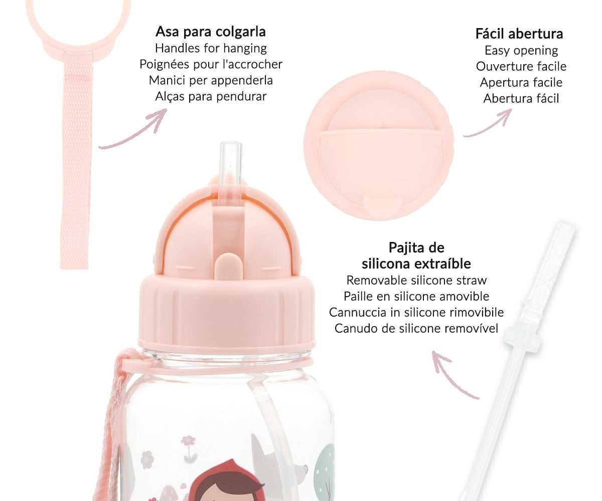 Borraccia Plastica Little Red