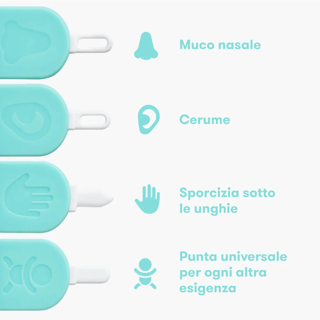 Picker 3 in 1: Prodotto essenziale per la pulizia di naso,orecchie e unghie