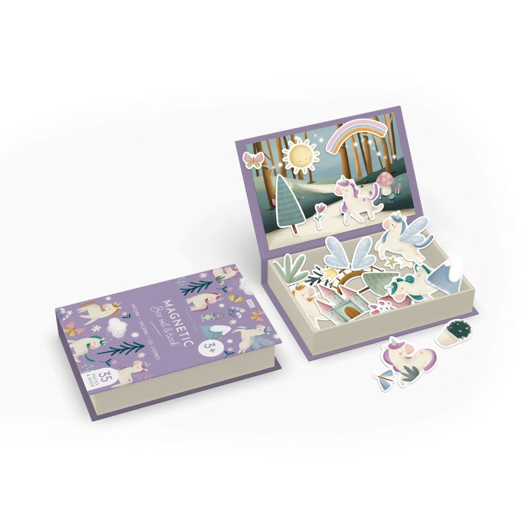 Magnetic box set. Unicorni