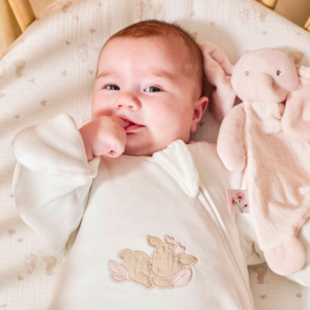 Doudou elefante rosa in cotone NATTOU Fanfan - Scandi Kids Concept Store