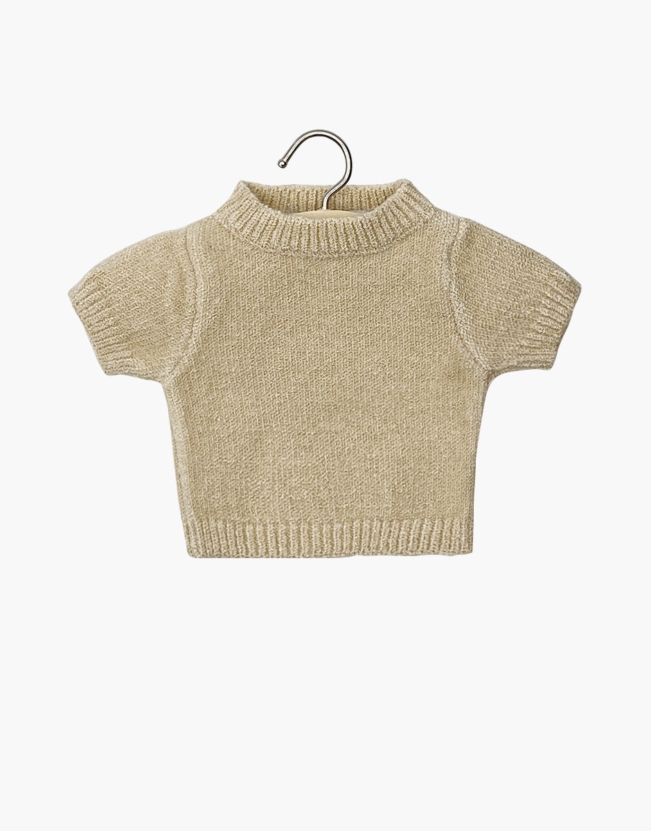 Vestito - t shirt , Pull manches courtes Paula crème - Scandi Kids Concept Store