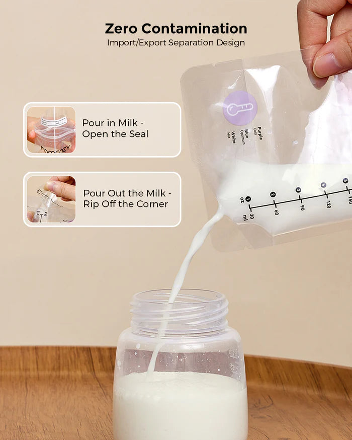 Sacchetti per la conservazione del latte materno Momcozy