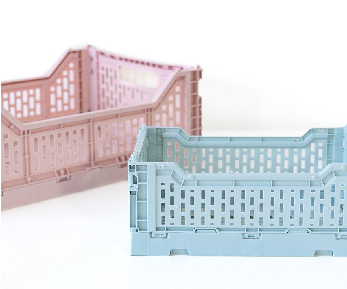 Cesta Pieghevole Portaoggetti Monnëka Mini Blue