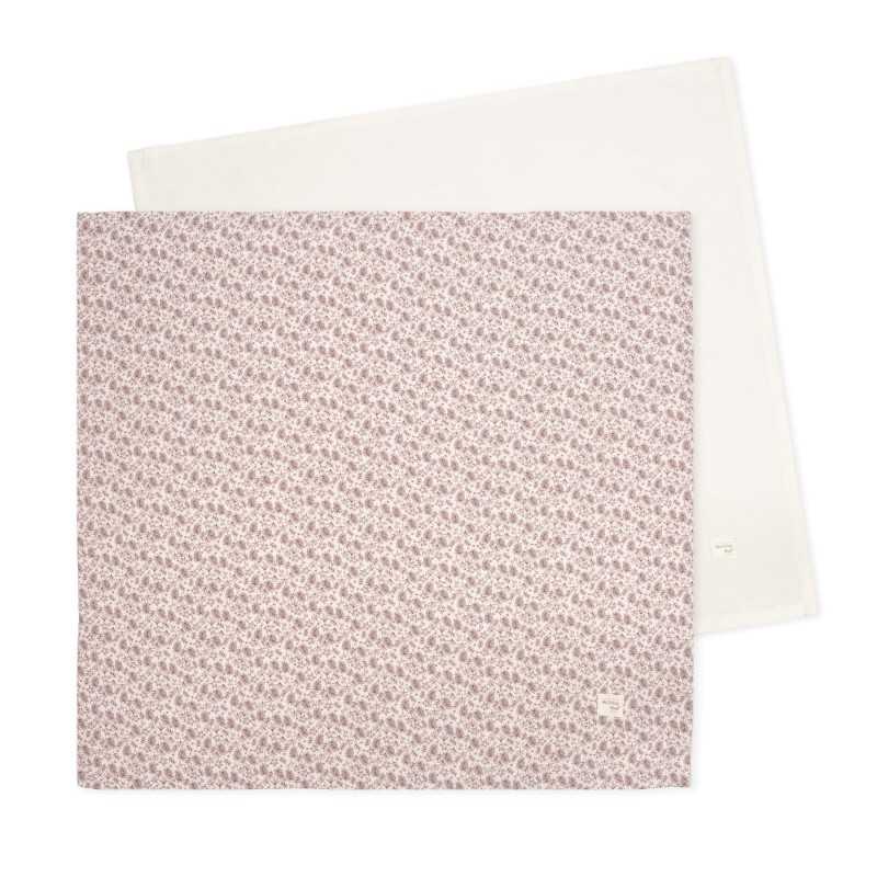 PASITO A PASITO-SET/ 2 MUSSOLE 70X70 CM GALA CERISE