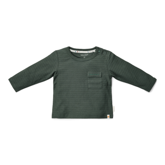 Maglietta Little Dutch manica lunga verde notte