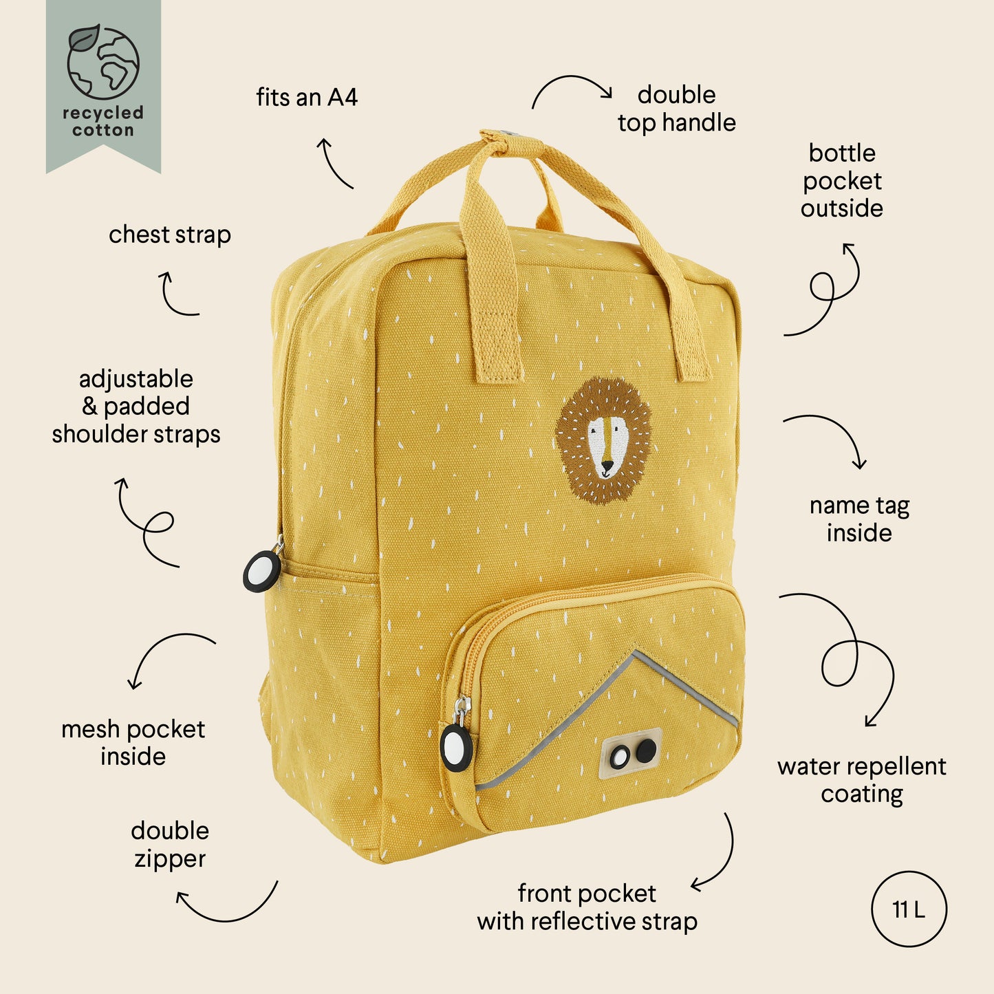 CILE - Backpack - Trixie Mr.Lion Personalizzabile