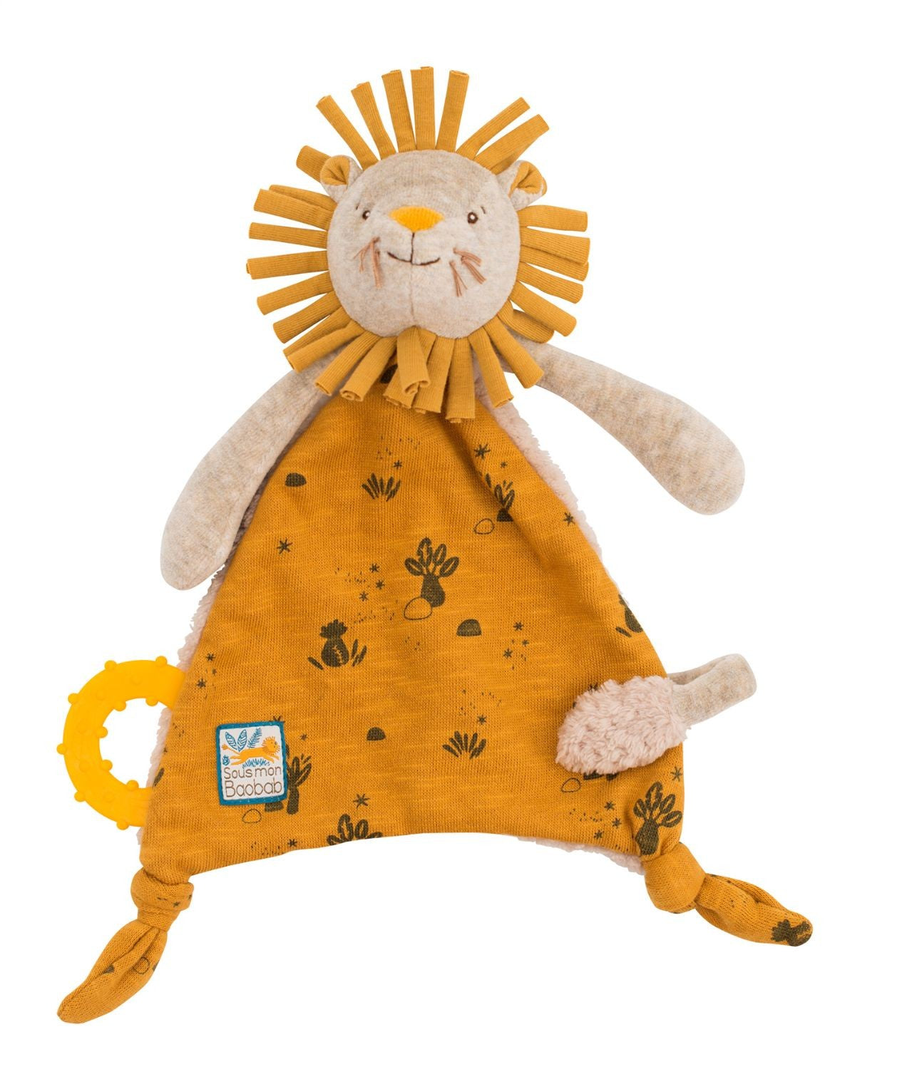Doudou porta ciuccio leone con scatola - sous mon baobab - Moulin Roty