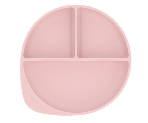 Piatto in silicone con Ventosa Rosa