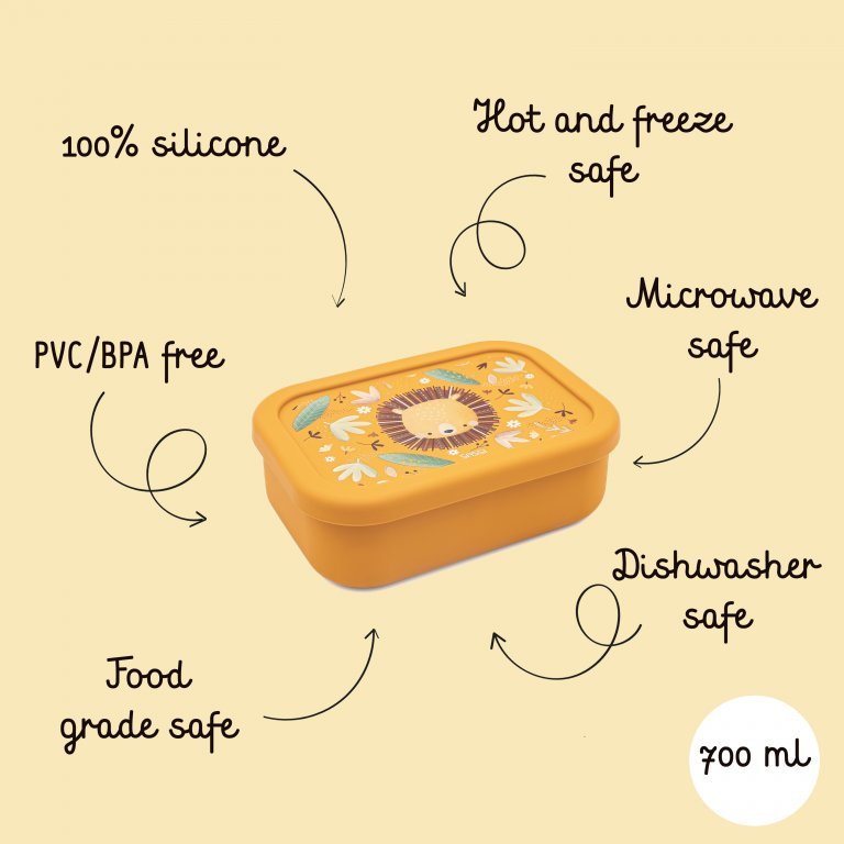 Porta merenda in silicone - Leone Chompy - SASSI