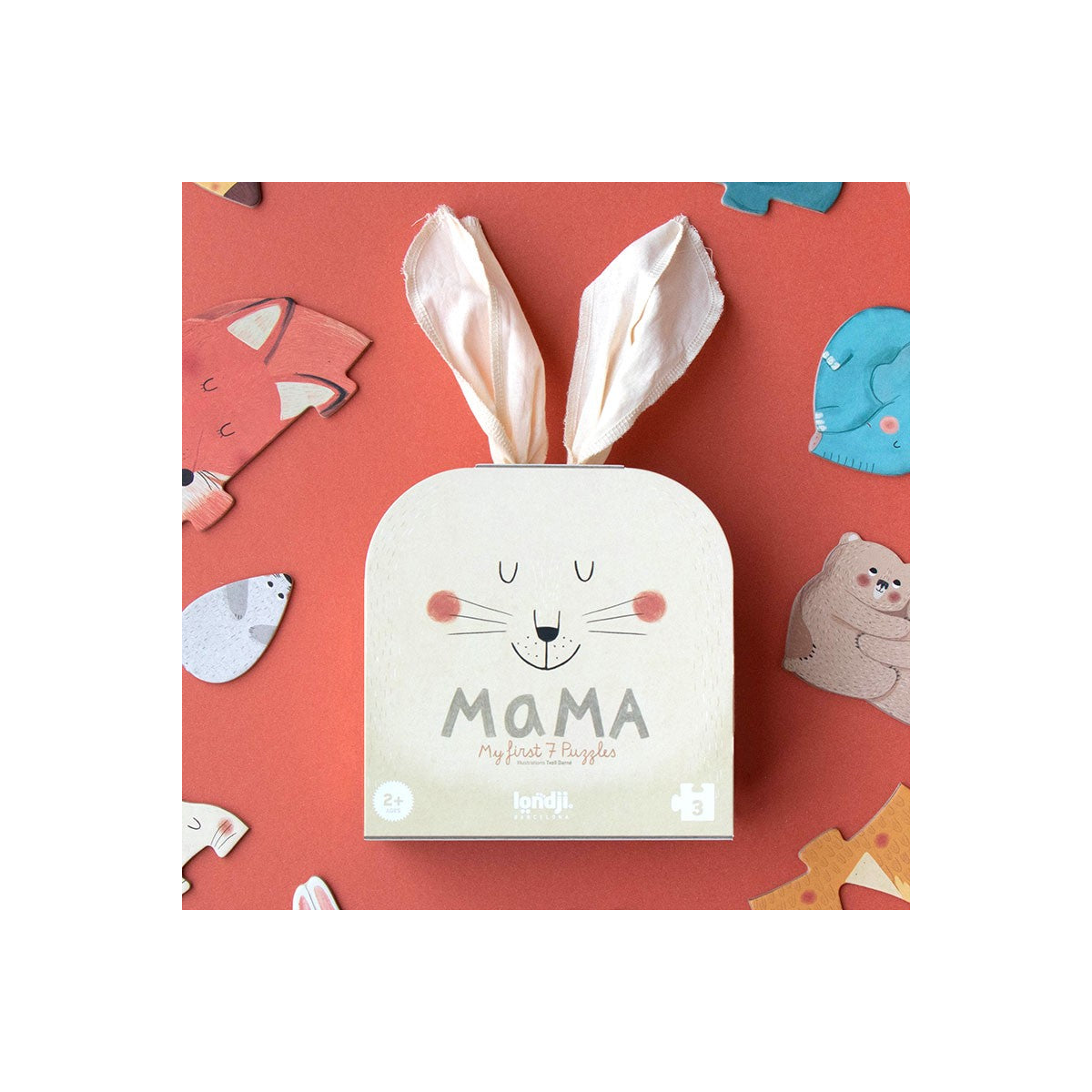Puzzle reversivbile - Mama e Cuccioli
