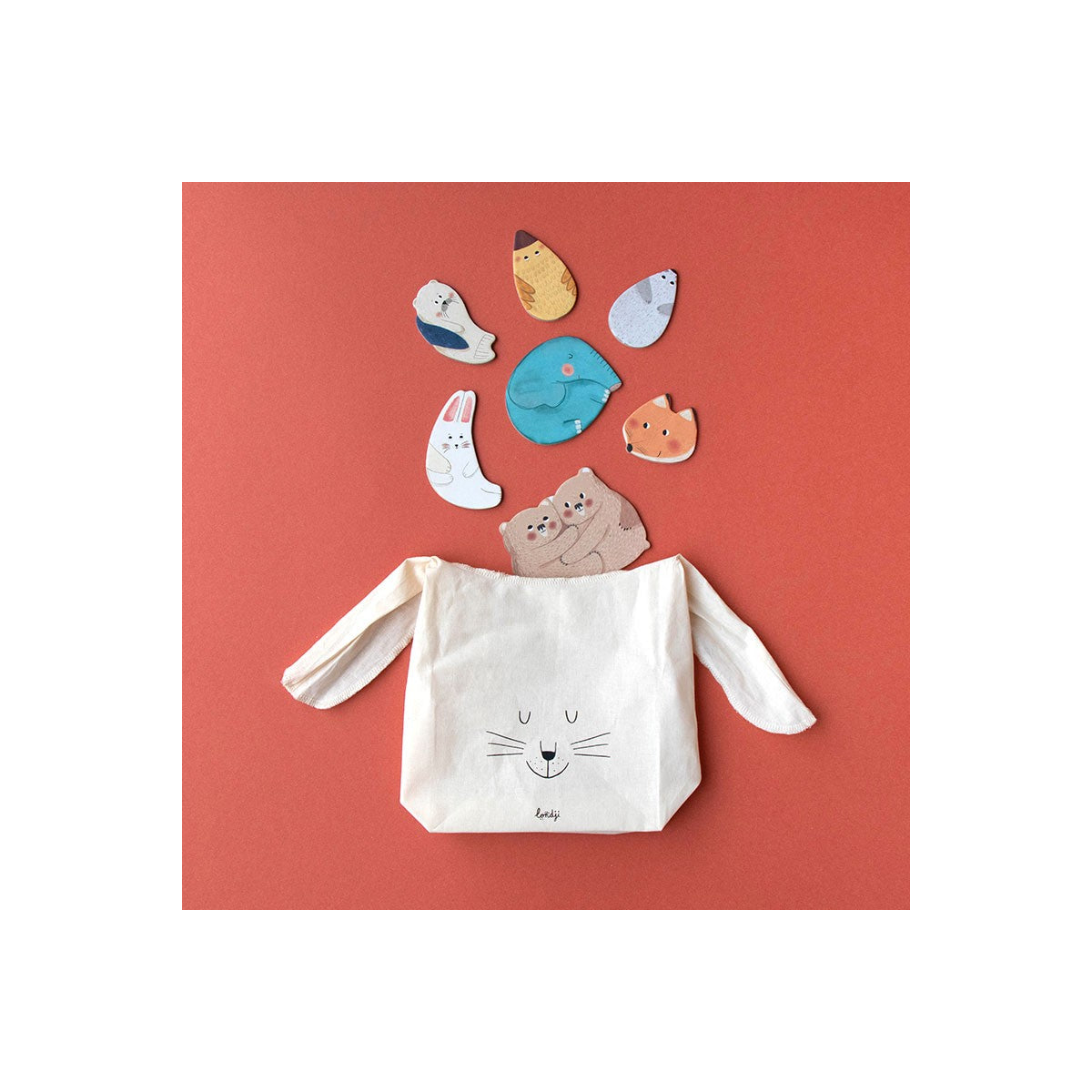 Puzzle reversivbile - Mama e Cuccioli