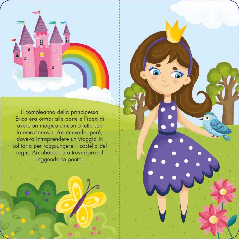Puzzle sagomati. Principesse e unicorni