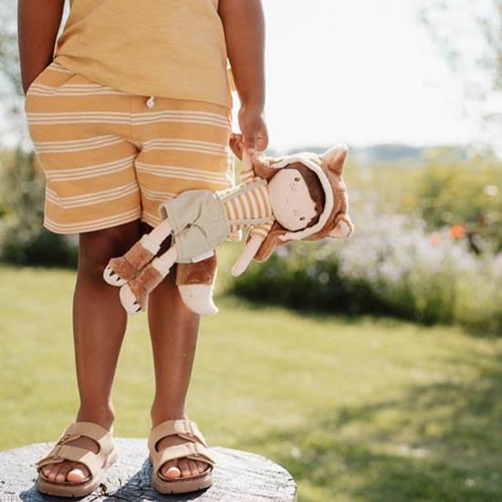 Pantaloncini gialli a righe - Little Dutch