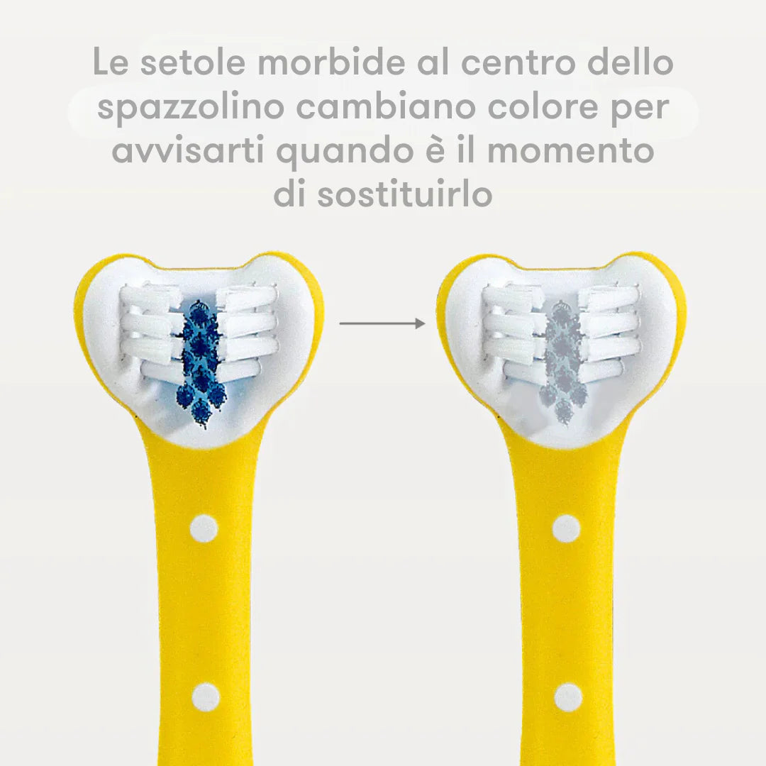 Spazzolino per bambini triangolare Toothhugger