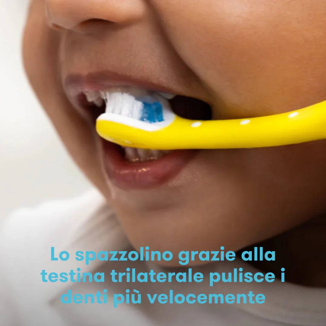 Spazzolino per bambini triangolare Toothhugger