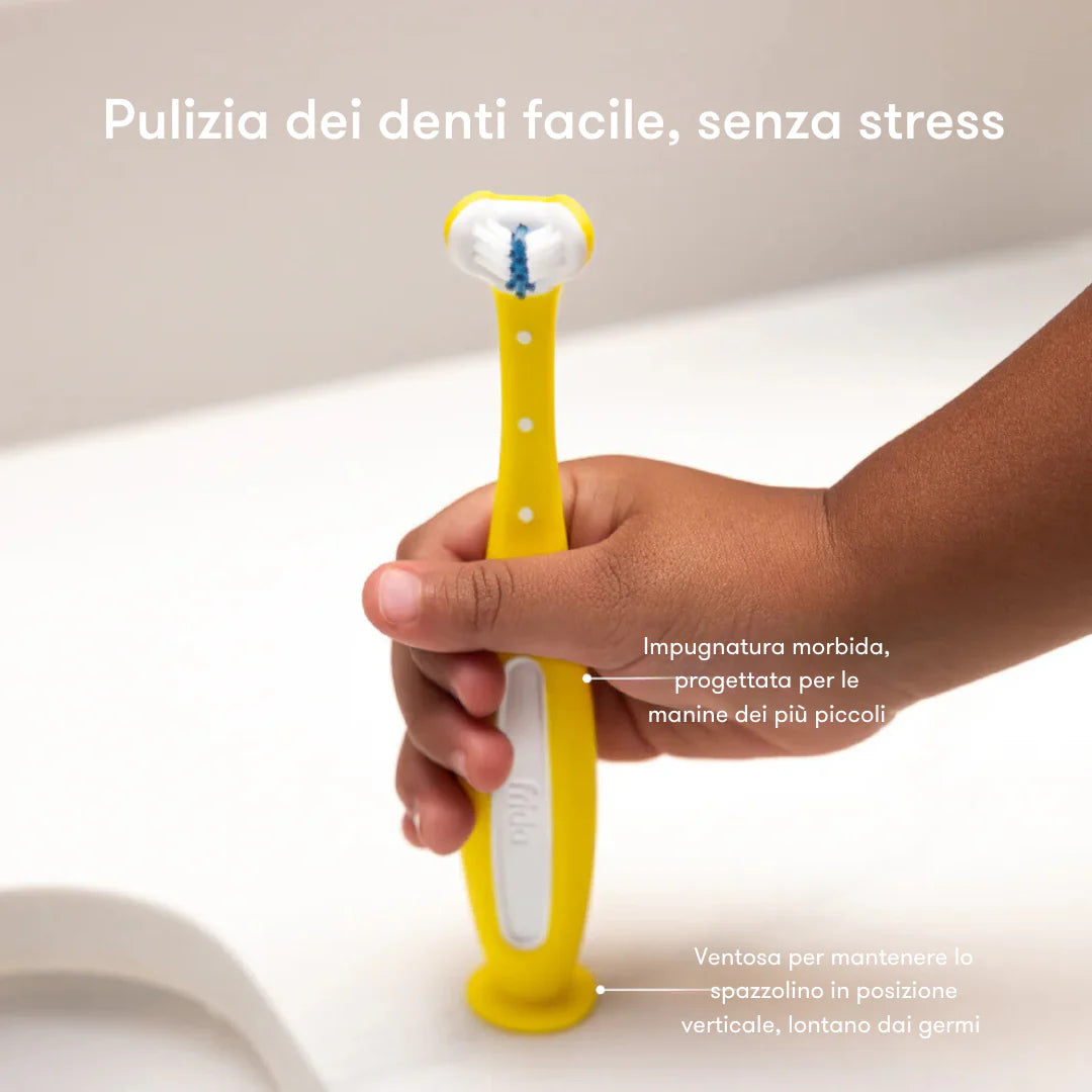 Spazzolino per bambini triangolare Toothhugger