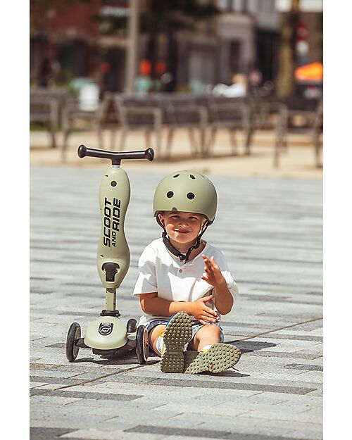 Helmet casco oliva tg XXS-S: circonferenza 45 – 51cm