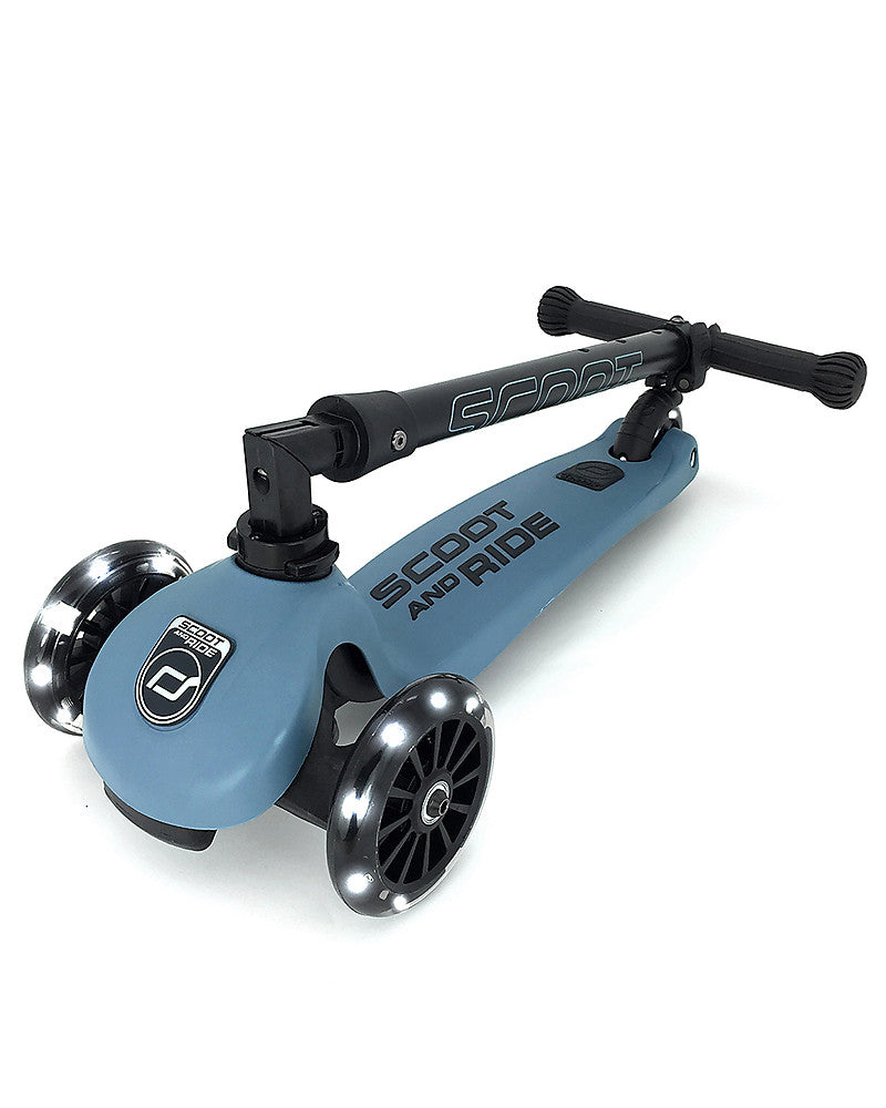 Scoot And Ride Highwaykick 3 Led Steel
