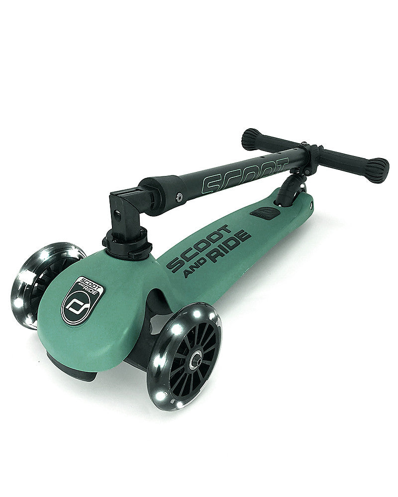 Scoot And Ride Highwaykick 3 Led FOREST(VERDE FORESTA )