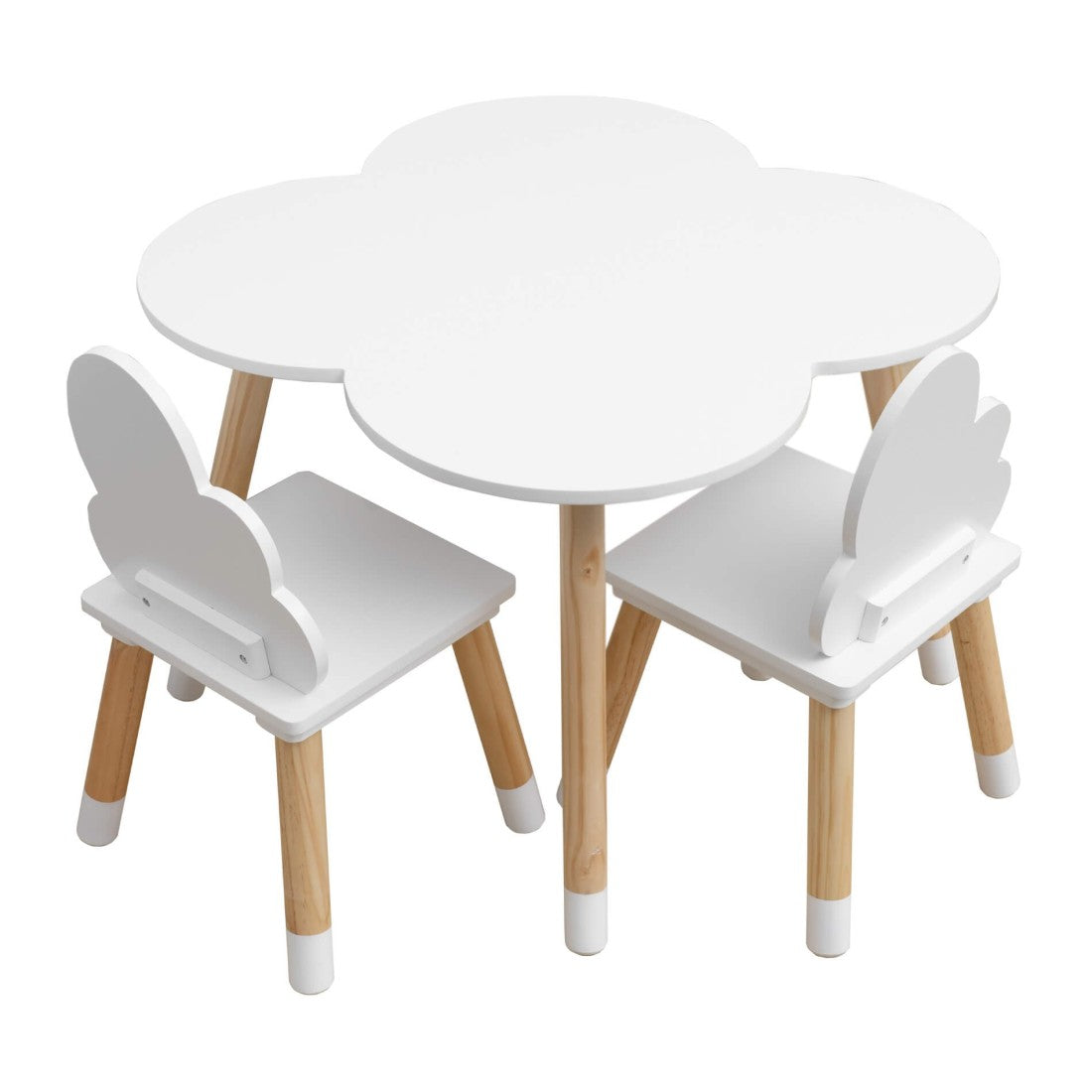 Set tavolo e sedie nuvola bianco