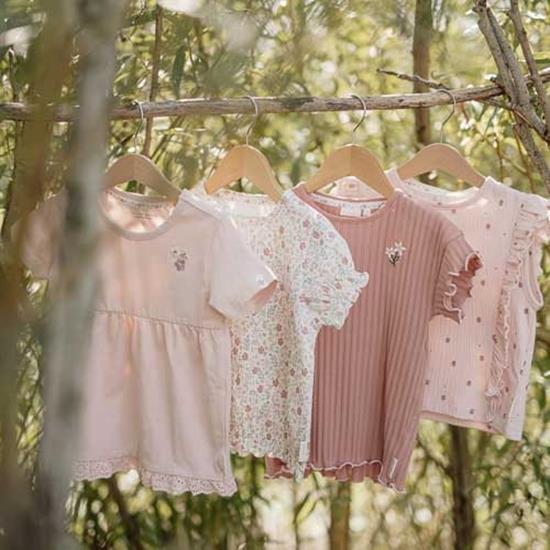T-shirt maniche corte Rosa Blush - Little Dutch