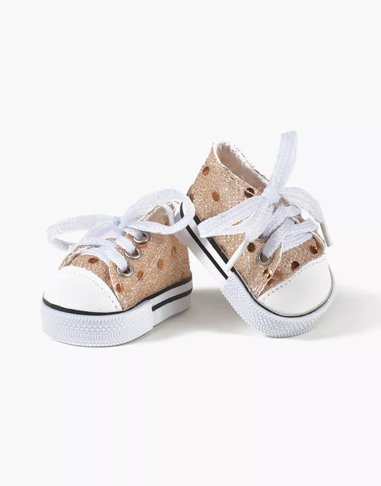 Sneakers Komvers color oro con glitter
