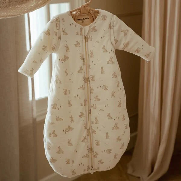 Milie - Sacco nanna invernale – Bianco – Misura 70 cm – Newborn Naturals – Baby Bunny