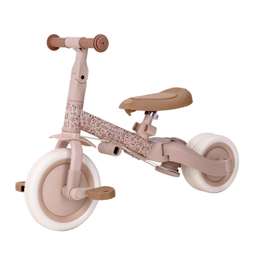 Triciclo 4 in 1 Rosa Little Dutch