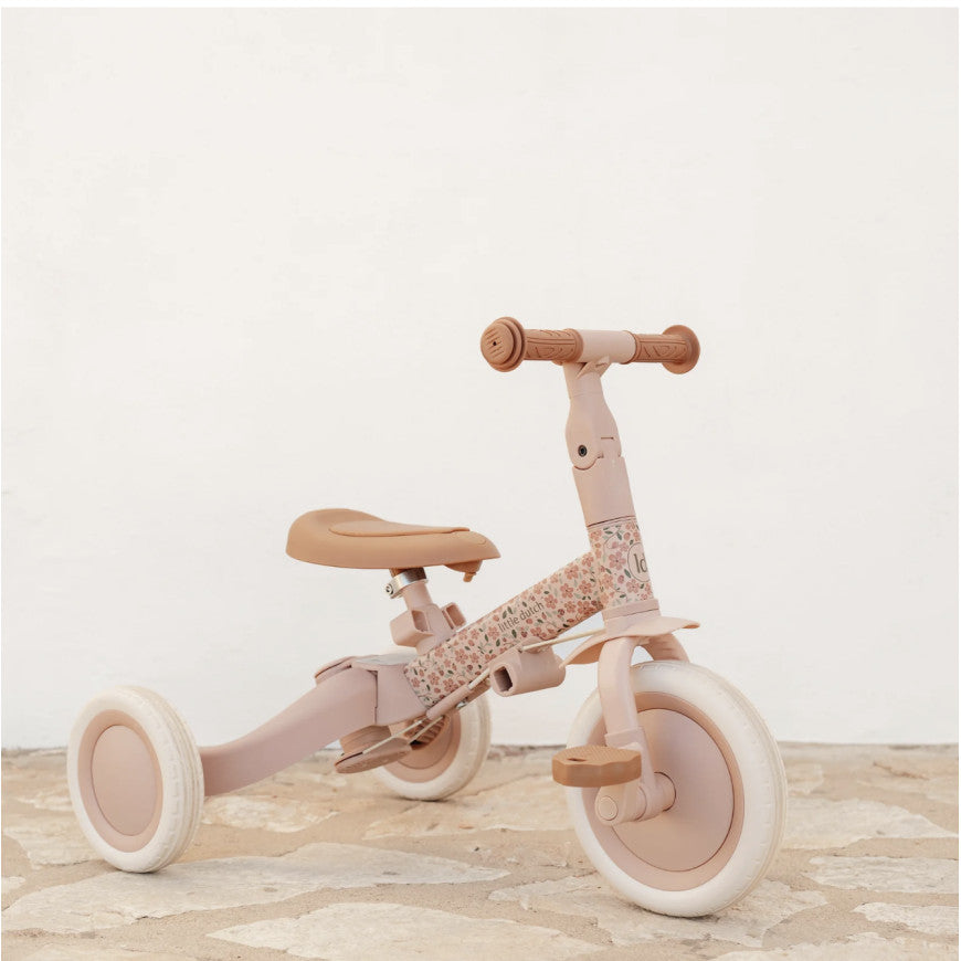 Triciclo 4 in 1 Rosa Little Dutch