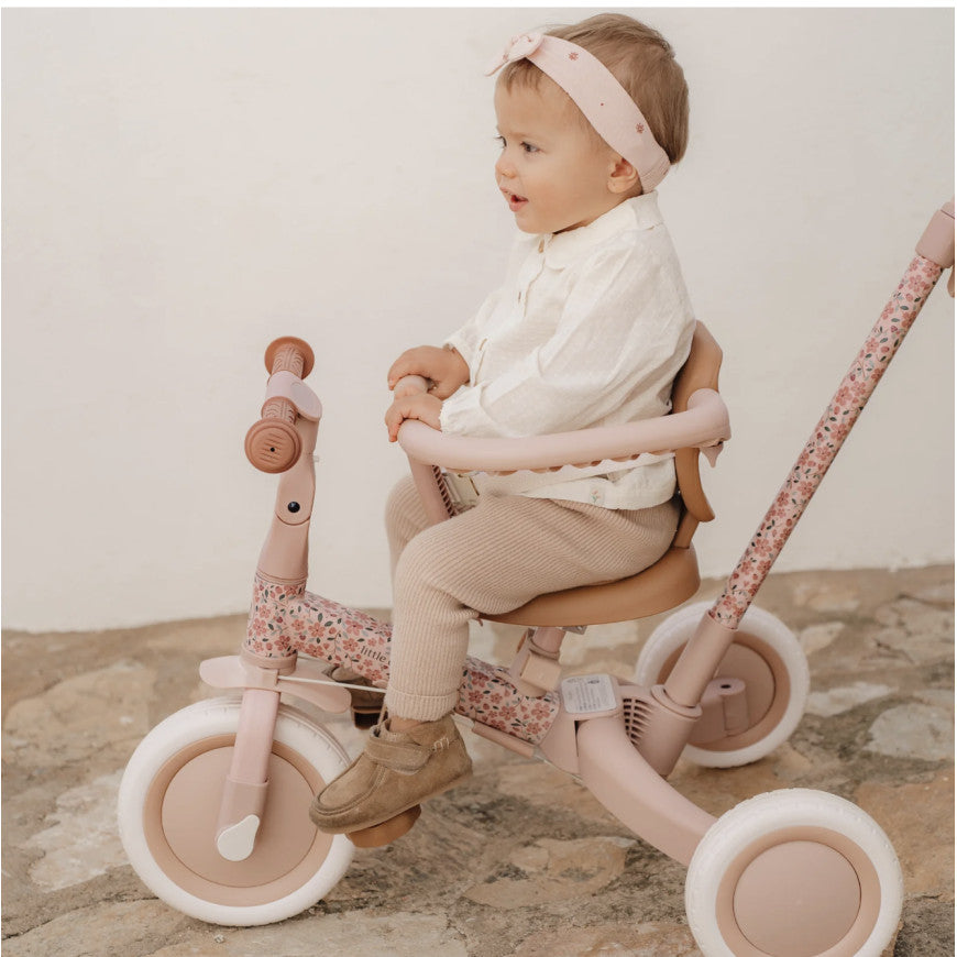 Triciclo 4 in 1 Rosa Little Dutch