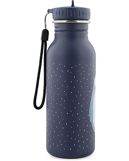 Borraccia in Acciaio Inox - 500 ml - Mrs Penguin - blu