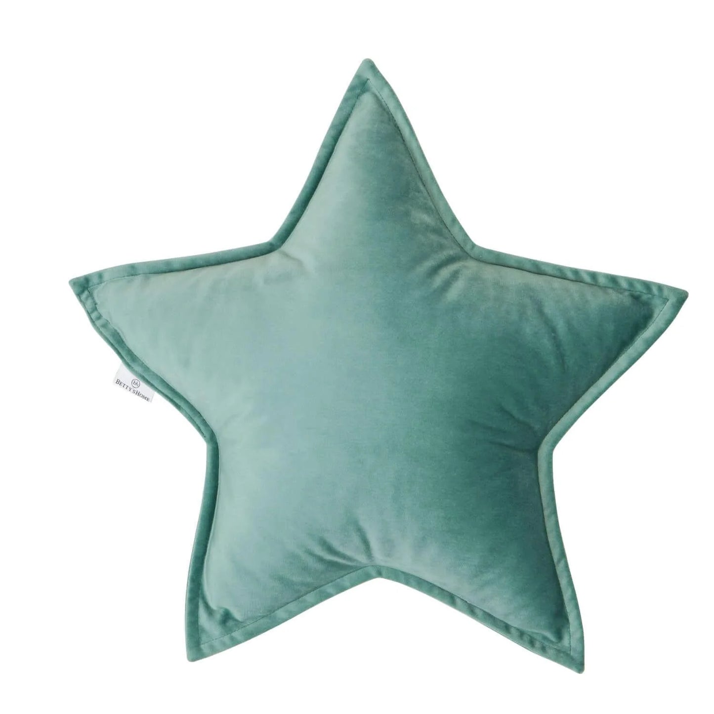 Cuscino Stella di Velluto Verde
