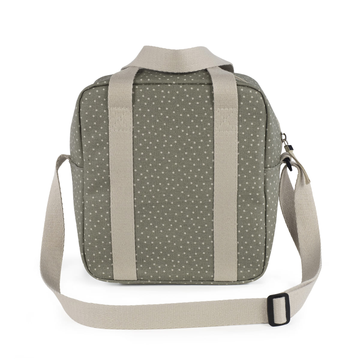 Borsa Termica Biberon Poppy Moss Pois Verde - Walking mum