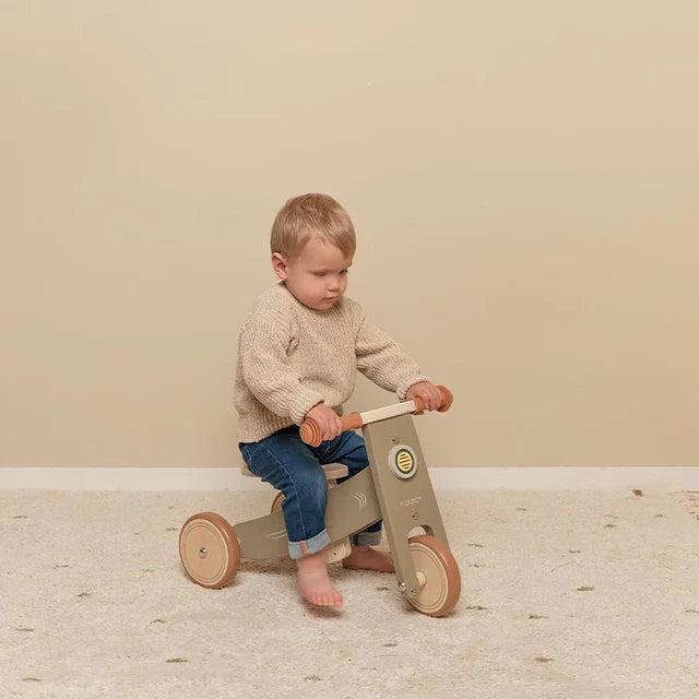 Wooden Tricycle Olive
