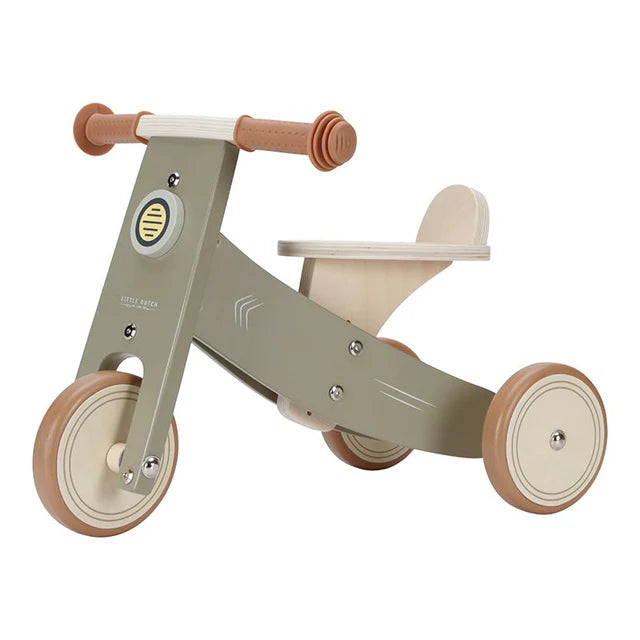 Wooden Tricycle Olive