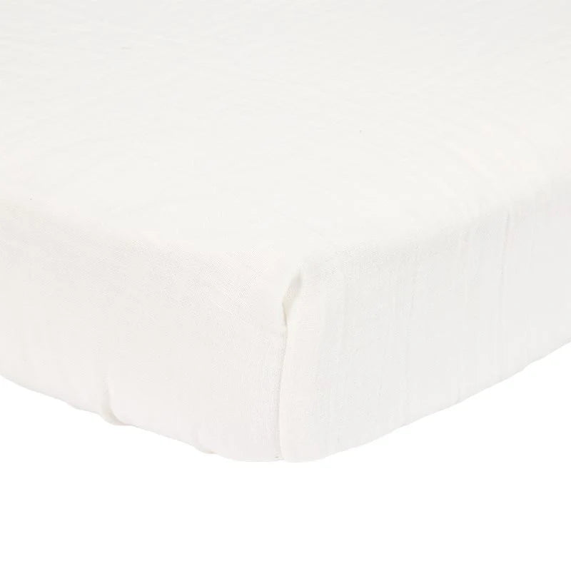 Lenzuolo con angoli idrofilo per culla ospedale/navicella Wieg Soft White 40x80